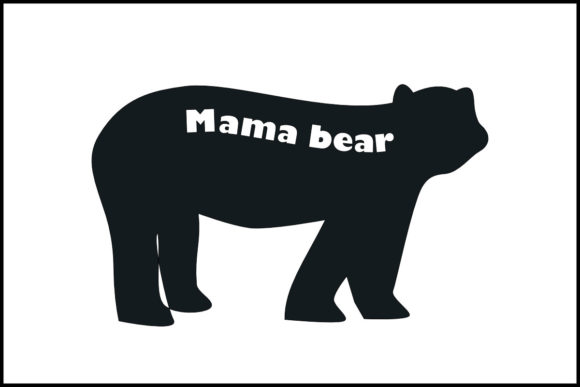 Mama Bear SVG for Mothers: Graphics for Crafts