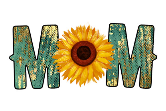 Sunflower Mom Sublimation Designs for Crafts & Graphics