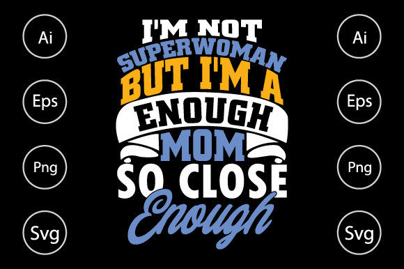Superwoman Single Mom Day Graphics for Crafts