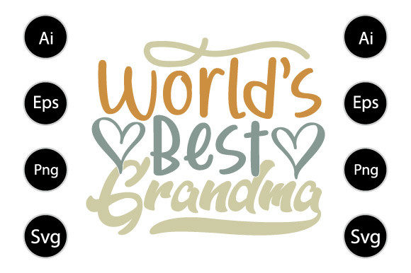 World's Best Grandma Graphics for Crafts
